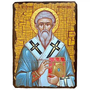 Икона Тарасий Константинопольский Святитель Архиепископ ,икона на дереве 130х170 мм (2399-1)