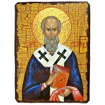 Икона Рустик Парижский Священномученик ,икона на дереве 130х170 мм (2394-1)