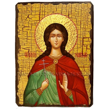 Икона Марина Святая Великомученица ,икона на дереве 300х400 мм (1057-4)