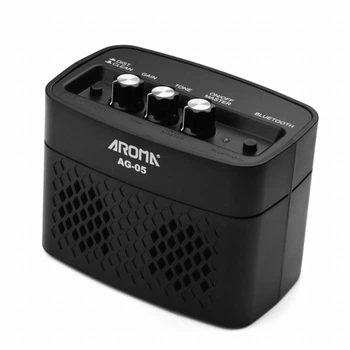 Комбоусилитель для электрогитары Aroma AMP AG-05 Black (Bluetooth, 5Вт, 2200mAh)