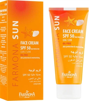Farmona Sun SPF 50 Солнцезащитный крем для лица, обезжиренный 50ml (790095-23269)