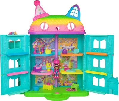 Ляльковий будинок Габбі Gabby's Dollhouse Rainbow 15 предметів, фігурки, меблі, аксесуари та звуки