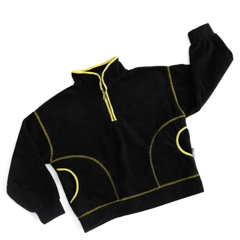 Толстовка флісова Затишок Alwair Kids Чорний 116см 81011