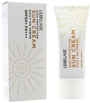 Солнцезащитный крем для лица - Lebelage High Protection Daily No Sebum Sun Cream 30ml (996949-951367721-2)