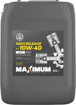 Моторна олива MaximuM HIGH MILEAGE 10W40 SL/CF 20 л (СТ-00159535)