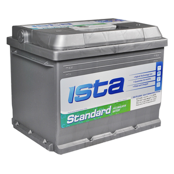 Автомобильный аккумулятор ISTA Standart 60Ah 510A R+ (L2) Аккумулятор ИСТА 60Ач 510А