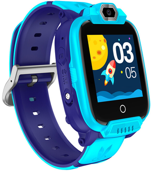 Smartwatch dla dzieci Canyon Jondy KW-44 Kids 4G Camera GPS Wi-Fi Music Blue (CNE-KW44BL)