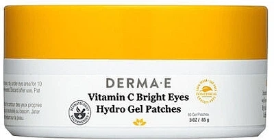 Гідрогелеві патчі з вітаміном С - Vitamin C Bright Eye Gel Pads by Derma E Natural Skincare 60шт (864226-9362)