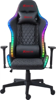 Кресло игровое XTRIKE ME Advanced Gaming Chair GC-907 50 мм RGB Черно-красное (GC-907)