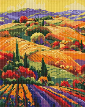 Алмазная мозаика Красочный пейзаж ©art_selena_ua 40x50 AMO8074 Идейка
