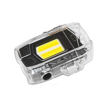 Акумуляторний LED-ліхтарик D48-2 із запальничкою (Чорний)