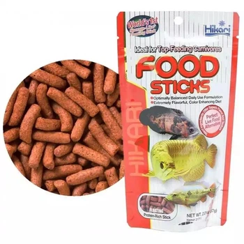 Корм Hikari Tropical Food Sticks 57г (палочки) 11-13мм для рыб хищников длиной 20+ см Плавающий