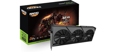 Відеокарта INNO3D PCI-Ex GeForce RTX 4080 Super X3 16GB GDDR6X (256bit) (2295/23000) (HDMI, 3 x DisplayPort)