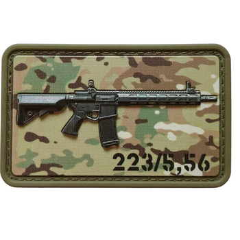 Шеврон патч AR-15 223 / 5,56 пвх