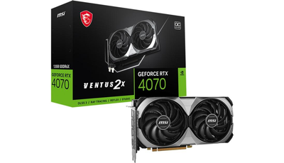 Відеокарта MSI PCI-Ex GeForce RTX 4070 VENTUS 2X E 12G OC 12GB GDDR6X (192bit) (2520/21000) (HDMI, 3 x DisplayPort)