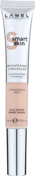 Консилер Lamel Professional Smart Skin Concealer зі світловідбиваючими частинками №401 Light Beige 15 мл (0810134214569/5060805940111)