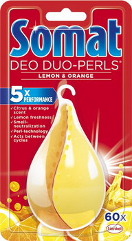 Ароматизатор для посудомийної машини Somat Deo Duo-Pearls Lemon & Orange 17 г (9000101000436)