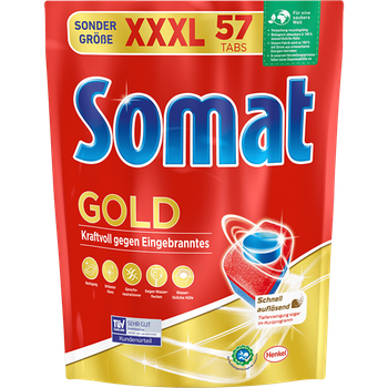 Tabletki do zmywarki Somat Gold 57 szt (4015000973649 / 4015200031033)