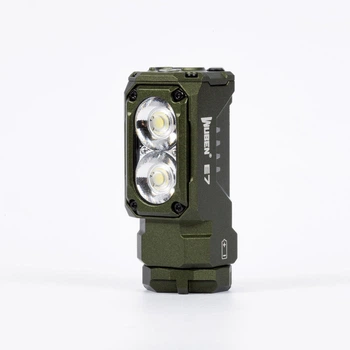 Багатофункціональний EDC ліхтарик Wuben E7 Green 6500K (1800Лм, 132м, 1*18350)
