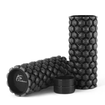 Ролик массажный ProsourceFit HEXA Roller, 61/30x12.7 см, PS-2160-BK (черный)