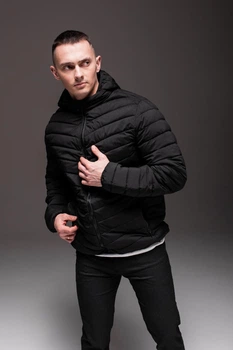 Куртка QQN Quilted Black 3XL черная