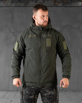 Тактична зимова куртка SoftShell Omni-Heat 2XL олива (56085)