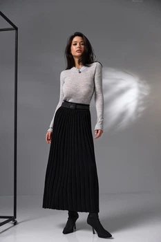 Женский лонгслив 2777 ТМ Triko Bakh 50-52 светло-серый (2777_light gray_1)