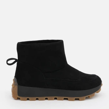 Жіночі зимові черевики замшеві Ashoes Дутик 36 23.5 см Чорні (ROZ6501005051)