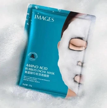 Пухирцева маска для обличчя Bubbles Amino Acid Mask Images 1 шт для глибокого очищення шкіри