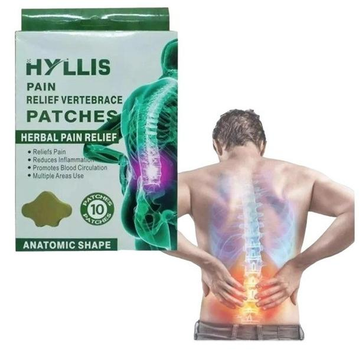 Лікувальний пластир для зняття болю в спині та хребті pain Relief neck Patches упаковка 10 штук