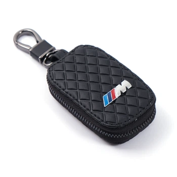 Чохол для ключів з карабіном ///M (Екошкіра) Ромб
