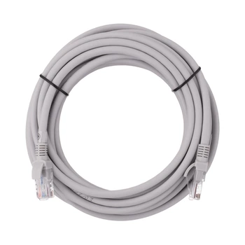 Патч-корд 2E Cat. 6 UTP 26AWG RJ-45 7/0.16 Cu LSZH 5м Сірий (2E-PC6CU-UTP5LSZH-GRY)