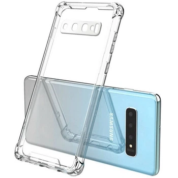 Чохол Fiji Proof Samsung Galaxy S10 Plus (G975) прозорий бампер з посиленими бортами Transparent