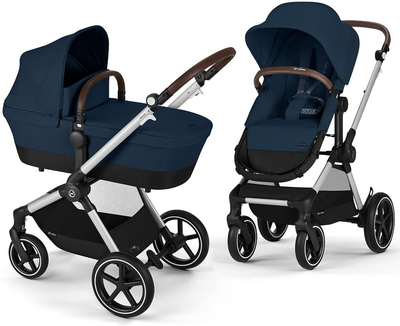 Універсальна коляска 2 в 1 Cybex Eos Lux SLV Ocean Blue, 4063846368655