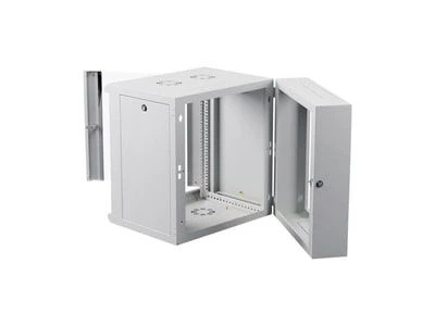 ZPAS Шафа 19", 18U, Z-CUBE, змінні бічні стінки, скляні двері, 600x600 мм, максимально 60 кг, сірий