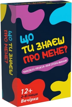 Дитяча настільна гра Game On Що ти знаєш про мене? (2278_C) (4820266221942)