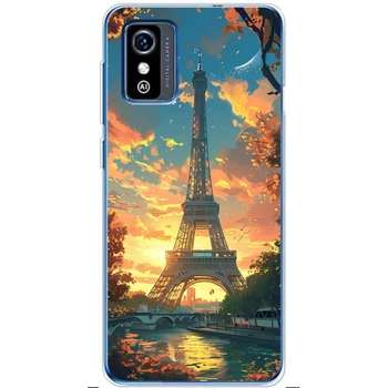 Силиконовый Чехол с Картинкой для ZTE L9 Принт (Париж, Эйфелева Башня) (50592-ysm037)