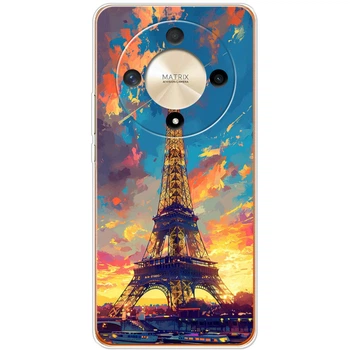 Силіконовий Чохол з Картинкою для Huawei Honor Magic 6 Lite 5G Принт (Париж, Ейфелева Вежа) (55657-ysm038)