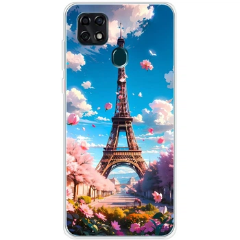 Силіконовий Чохол з Картинкою для ZTE Blade 20 Smart Принт (Париж, Ейфелева Вежа) (45090-ysm035)