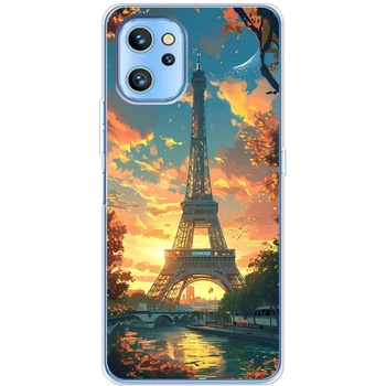 Силіконовий Чохол з Картинкою для Umidigi A13 Принт (Париж, Ейфелева Вежа) (46004-ysm037)