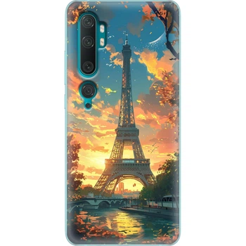 Силіконовий Чохол з Картинкою для Xiaomi Mi Note 10 Pro Принт (Париж, Ейфелева Вежа) (038537-ysm037)