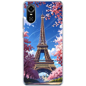 Силиконовый Чехол с Картинкой для ZTE Blade A31 Plus Принт (Париж, Эйфелева Башня) (46177-ysm036)