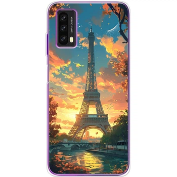 Силиконовый Чехол с Картинкой для Blackview A90 Принт (Париж, Эйфелева Башня) (45464-ysm037)