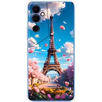 Силиконовый Чехол с Картинкой для Tecno Pova Neo 2 Принт (Париж, Эйфелева Башня) (45571-ysm035)