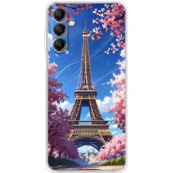 Силіконовий Чохол з Картинкою для Samsung Galaxy M35 5G (M356) Принт (Париж, Ейфелева Вежа) (57964-ysm036)