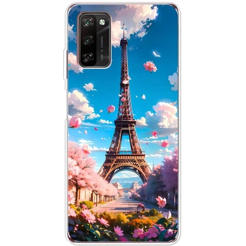 Силиконовый Чехол с Картинкой для Blackview A100 Принт (Париж, Эйфелева Башня) (45463-ysm035)