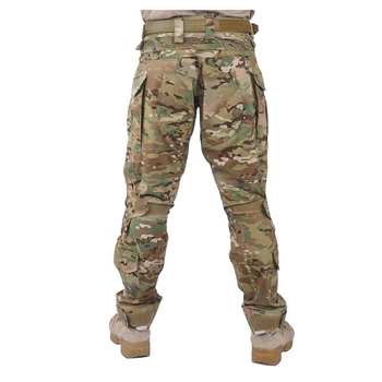 Бойові чоловічі штани G3 Combat Pants без наколінників Мультикам S KL882