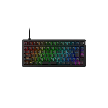 Клавіатура HyperX механічна Alloy Rise 75key, Red, USB-A, EN/UA, RGB, чорний (7G7A4AA)