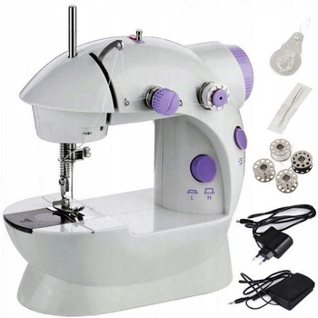 Портативная мини швейная машинка 4 в 1 с педалью 2 скорости YooSoo Mini Sewing Machine SM201 250 Вт