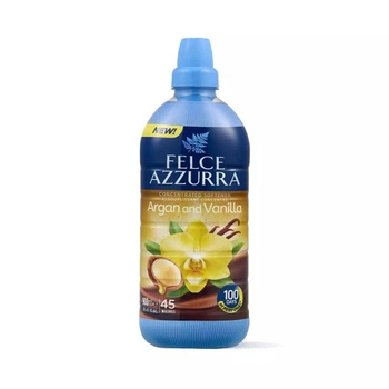 Концентрированный смягчитель для тканей Felce Azzurra Argan & Vanilla арган и ваниль 45 стирок, 900 мл (8001280413346)